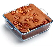 77887 Glass 8 " Square Cake Pan