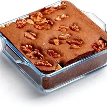 77887 Glass 8 " Square Cake Pan