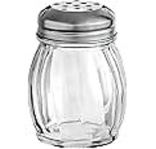 575185 Glass Cheese Shaker w/Cover- 60z