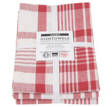 2016212 Jumbo Teatowel Set/3 Red