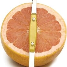 GF2Y Double Grapefruit Knife Yellow