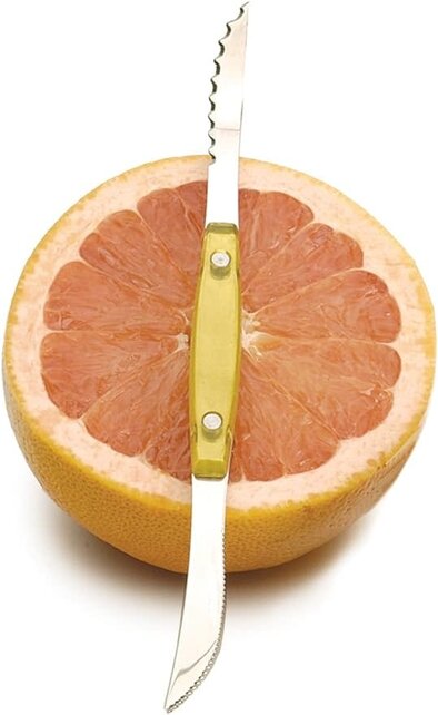 GF2Y Double Grapefruit Knife Yellow