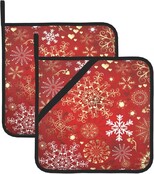 NPH2411D Pot Holder-Classic Snowflakes
