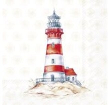 L1038560 Luncheon Napkin-Lighthouse