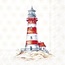 IHR L1038560 Luncheon Napkin-Lighthouse