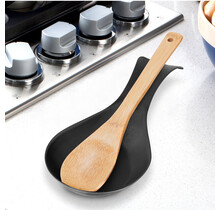 5517048BK Oggi Curved Spoon rest-Black