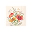 Carsim Trading L1099760 Luncheon Napkin-Soft Sunset Bouquet Cream
