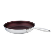 3518-24-00 SuperSteel Clad24 cm Frying Pan-Malbec Red