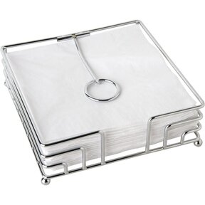 NH9005 Napkin Holder-Luncheon Size-Silver