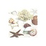 IHR L863560 Lunch Napkin-Clams at Beach