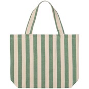 NTB4268D Tote Bag-Woven Awning Stripe