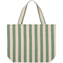 NTB4268D Tote Bag-Woven Awning Stripe