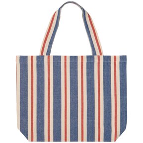 NTB4269D Tote Bag-Woven Sailing Stripe