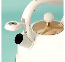 0218231 Otto Whistling Kettle-White