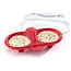 Norpro NP996 Silicone Double Microwave Egg Poacher