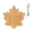 ER79162 Maple Leaf Cheese Board w/Spreader