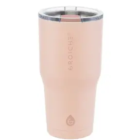 YUKON- Insulated 20oz. Travel Mug-Peach Rose Pink