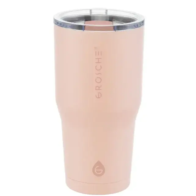 YUKON- Insulated 20oz. Travel Mug-Peach Rose Pink