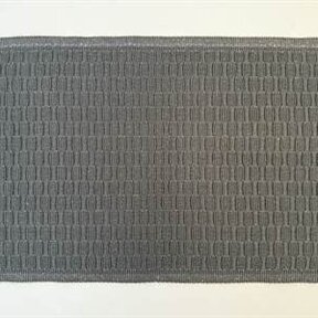S1116-CH Bubble Weave Placemat-Charcoal