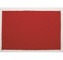 S1116-RD Bubble Weave Placemat-Red