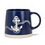 27-Artisan-119 Wide Base Mug w/Anchor - Navy