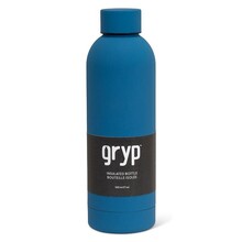 27-GRYP-003-BLU Soft Touch Thermal Bottle - 17oz-Blue