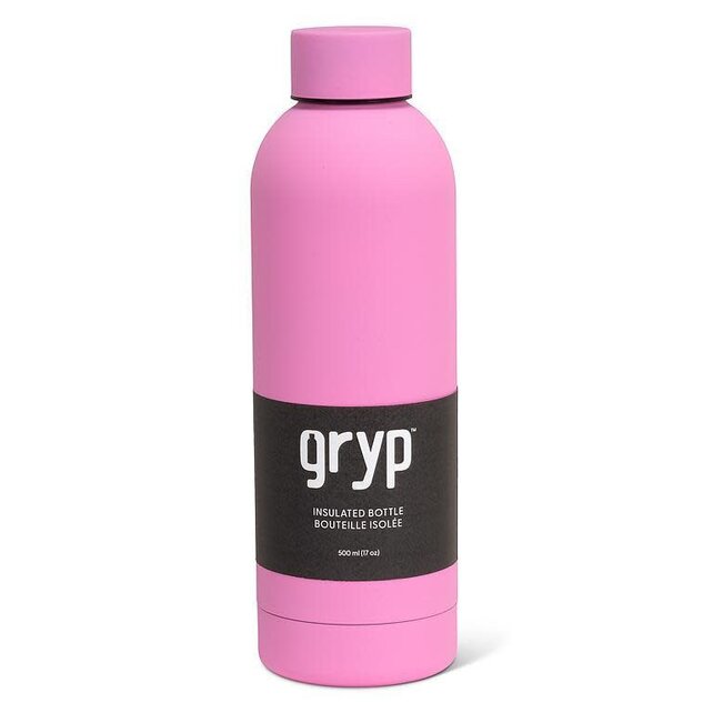 27-GRYP-003-Rose Soft touch Thermal Bottle-17oz-Rose