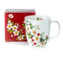 MC0392 Botanical Flowers "Festive Floral" Java Mug