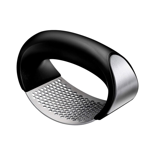 5623 S/S Garlic Rocker w/ Black Handle