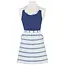 Now Designs 2261003 Apron-Petite-Seaside Stripe