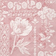 L1106050 Luncheon Napkin-Eloise- Rose