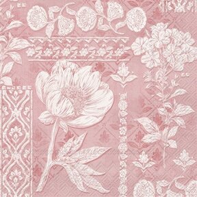 L1106050 Luncheon Napkin-Eloise- Rose
