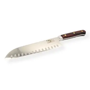 KFG-209FG-7  Grohmann Forged 7" Santoku Granton Edge