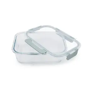 MB25050 Glass Container w/Cool Lock Lid 630ml- 3 Pack