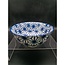 Trudeau 07720692 Pad Print Bowl-Floral 2 Blue