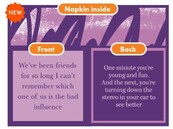 366-7060 Cocktail Napkin-Young and Fun/Bad Influence