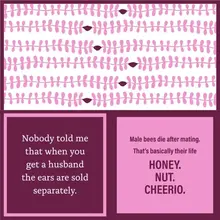 366-7076 Cocktail Napkin -Honey Nut/Ears Sold Separately