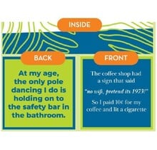 366-7123 Cocktail Napkin-No Wifi/Pole Dancing