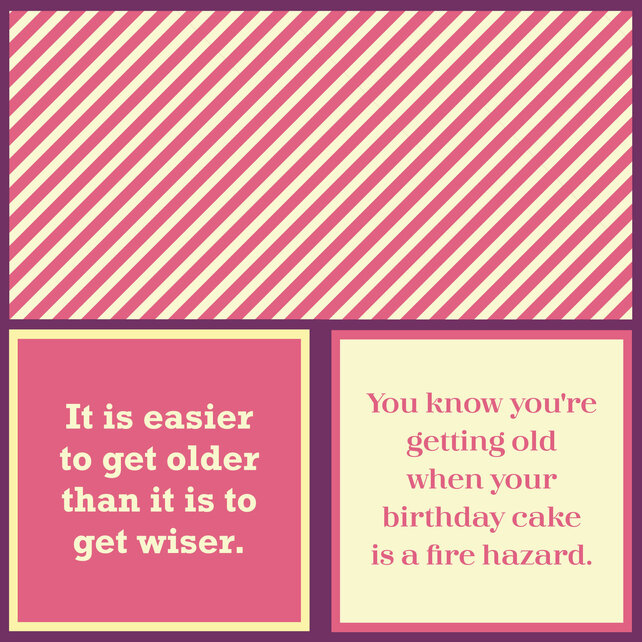 366-7135 Cocktail Napkin-Easier to Get Older/Getting Old When