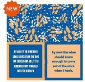 366-7010-Cocktail Napkin "Song Lyrics/When I Honk"