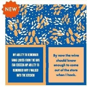 366-7010-Cocktail Napkin "Song Lyrics/When I Honk"