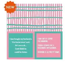 366-7012 Napkin-Better Soon/Out of Coffee