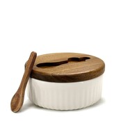 9250528 Divided Salt Keeper w/Spoon