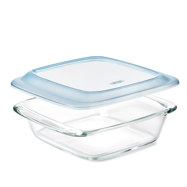 11176200  OXO Glass Baker w/Lid  8" square