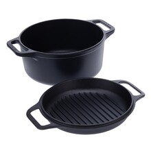 6232362 Victoria Seasoned Combo Cooker 5.7L