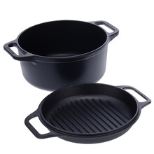 6232362 Victoria Seasoned Combo Cooker 5.7L
