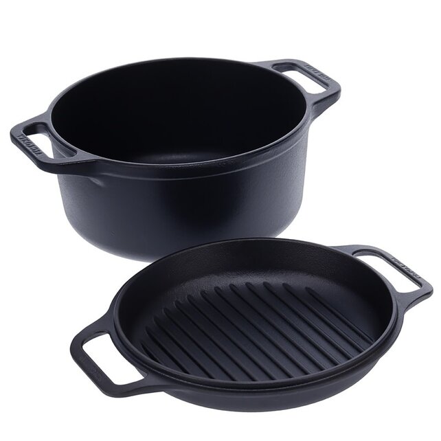 6232362 Victoria Seasoned Combo Cooker 5.7L