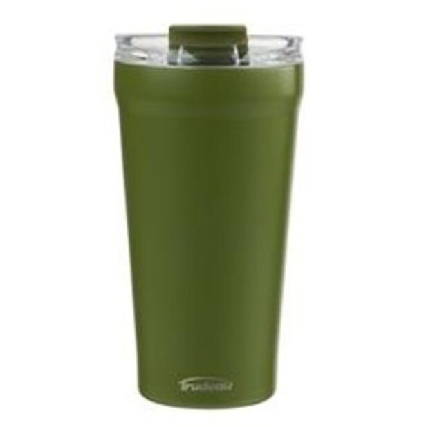 04722203 S/S Vacuum Tumbler-Kaki - 18oz