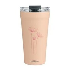 04722204 S/S Vacuum Tumbler-Pink Flowers-16oz