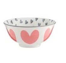 693 Pad Print Bowl Big Heart - Red/Grey(07720693)